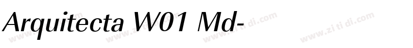 Arquitecta W01 Md字体转换 Arquitecta W01 Md字体转换